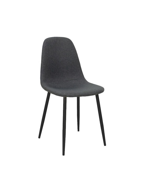 Bella Dining Room Fabric Chair Anthracite-Black...