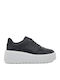 Γυναικεία Flatforms Sneakers Μαύρο Φίδι