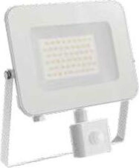 Fos me Προβολέας LED 10W Φυσικό Λευκό 4000K με Αισθητήρα Κίνησης