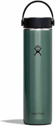Hydro Flask Lightweight Wide Flex Cap Bottle Thermos Stainless Steel BPA Free 710ml Serpentine