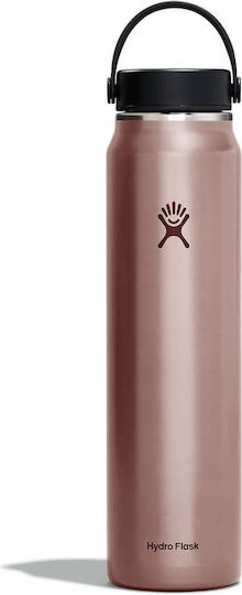 Hydro Flask Lightweight Wide Flex Cap B Μπουκάλι Θερμός Ανοξείδωτο BPA Free 1.2lt Quartz