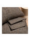 Melinen Sheet Set with 2 Pillowcases Super-Double with Elastic 160x200+32cm. Huan Petrol 3pcs