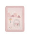 Kikka Boo Blanket Nursery Swaddling Blankets Hedge Hugs Fleece Pink 80x110cm