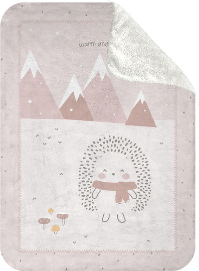 Kikka Boo Cot Blanket Sherpa 110x140cm