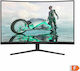 Philips Evnia 32M2C3500L VA HDR Curved Monitor 31.5" QHD 2560x1440 180Hz