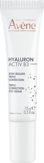 Eau Thermale Avène Hyaluron Activ B3 Κρέμα Ματιών για Αντιγήρανση , Μαύροι Κύκλοι , Σακούλες & Σύσφιξη 15ml