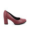 Piccadilly Anatomic Burgundy Heels