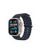 Smartwatch Strap Thd Oceanic Loop Apple Watch Ultra2 49 Mm Apple Watch 46 Mm Series 10 Universal Size Navy Blue Gray Buckle