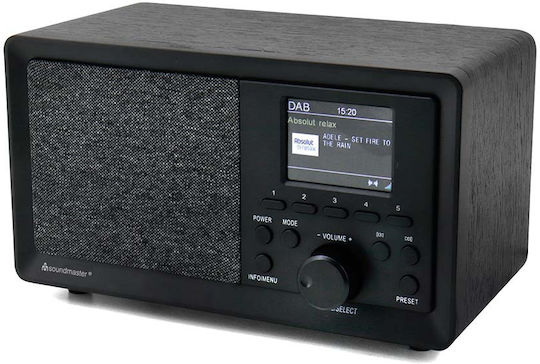 Soundmaster DAB+ cu USB Negru