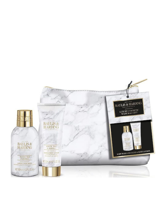 Baylis & Harding Elements White Tea & Neroli Luxury Комплект за грижа за кожата за Хидратация & Почистване на тялото