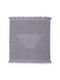 Nef-Nef Homeware Tea Towel made of 100% Cotton in Gray Color 50x50cm 1pcs