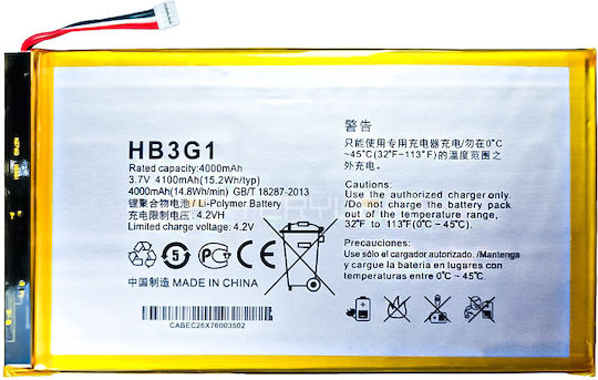 Baterii Tabletă Hb3g1h Huawei 3.7v 4000mAh