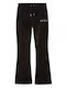 Jogginghose Samt BLACK