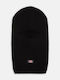Beanie Unisex Σκούφος με Rib Πλέξη σε Μαύρο χρώμα