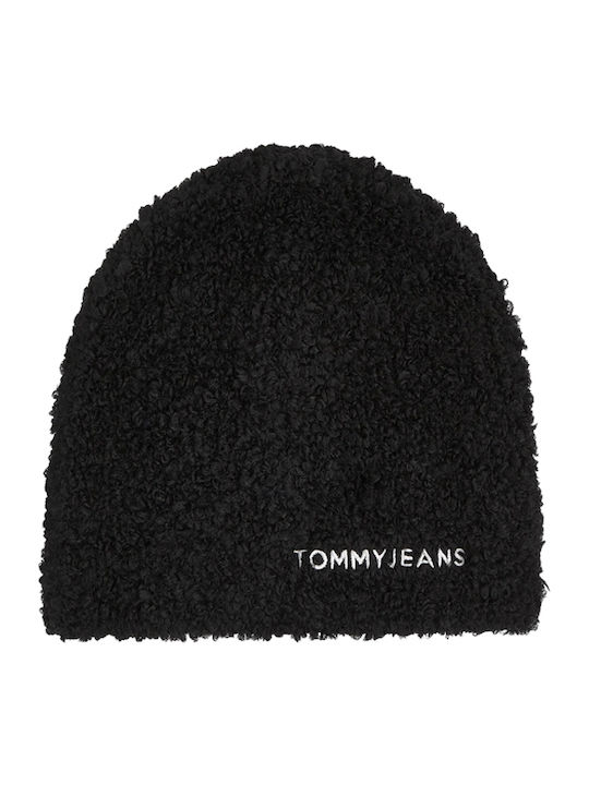 Beanie Γυναικείος Σκούφος Πλεκτός σε Μαύρο χρώμα