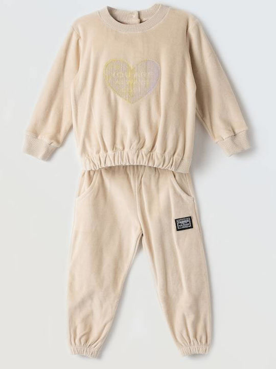 Evita Kinder Sweatpants Set - Jogginganzug Beig...