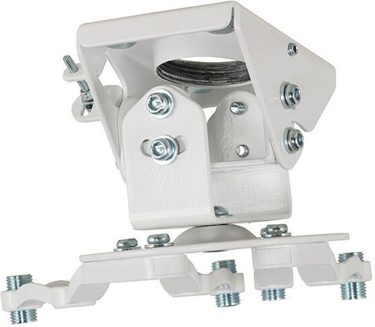 B-Tech Βάση Projector Οροφής με Μέγιστο Φορτίο 25kg Λευκή