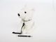 *plush Sheepdog 25 Cm White Leash