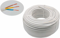 Καλώδιο Ρεύματος με Διατομή 3x4mm² Λευκό 100m COBI0102 Καλώδιο Ρεύματος με Διατομή 3x4mm² Λευκό 100m COBI0102