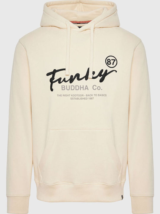 Funky Buddha Φούτερ Εκρού