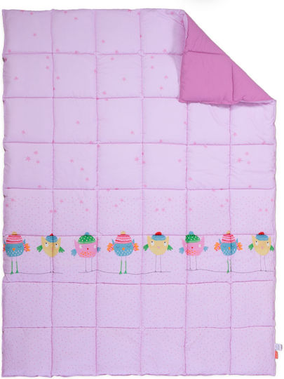 Nef-Nef Homeware Kids Duvet Single Tweet So SweetLovely Sweet Lovely 160x220cm