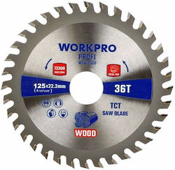 WorkPro Δίσκος Κοπής Ξύλου 125mm WorkPro Δίσκος Κοπής Ξύλου 125mm