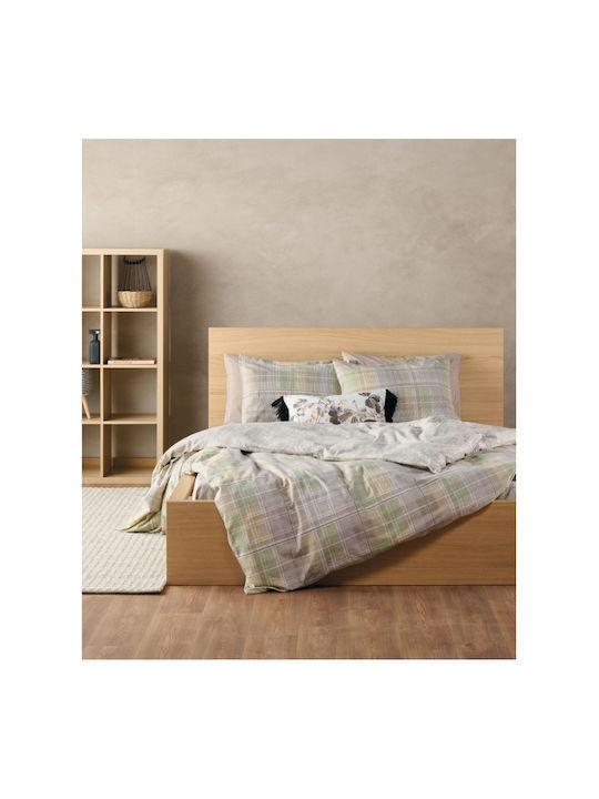 Kentia Duvet Cover Set Flannel Single with Pillowcase 160x240 Carpaccio 26