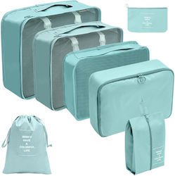R&j Travel Organization Set 7 Pieces Green R&j Travel Organization Set 7 Pieces Green
