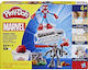 Hasbro Плей-Доу Пластелин - Игра Marvel Spider-Man Launch & Slice Battle Playset за 4+ години