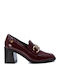 Pantofi cu toc Burgundy