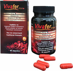 GELITA Health Vivafer Iron+ 50mg 60 Capsules