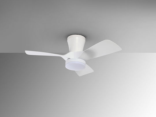 Ventilator De Tavan 81cm Cu Lumină Neagră