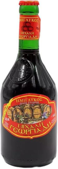 Oinopoiia Michali Georgiadi Wein Rot Halbsüß 500ml
