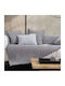 Nef-Nef Homeware Brooklyn Decken & Couchdecken Dreisitzer-Sofa Wurf 170x300cm Silber