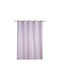 Nef-Nef Homeware Odete Κουρτίνα Μπάνιου 180x200cm Μωβ 036156