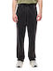 Sweatpants with Elastic Black