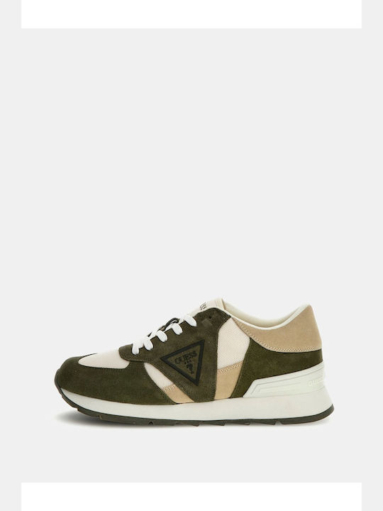 Guess Ανδρικά Sneakers Green Beige