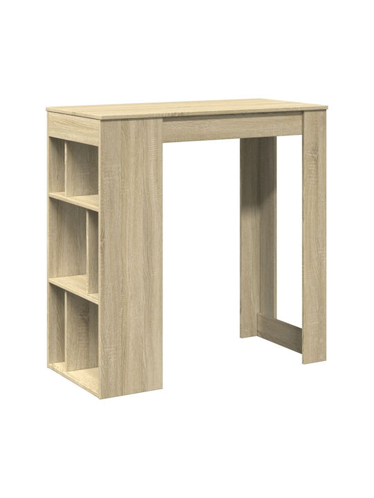 Table Bar Wooden Oaks 102x50x103.5cm