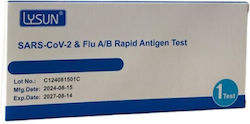 Lysun Sars Cov-2 & Flu A/B Rapid Covid & Flu Test 1 Piece Lysun Sars Cov-2 & Flu A/B Rapid Covid & Flu Test 1 Piece