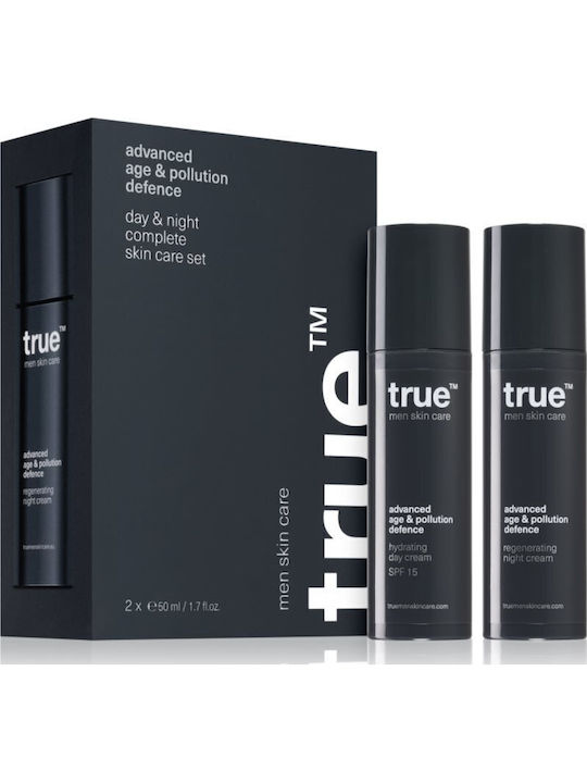 True Men Skincare Ден и Нощ Комплект за Пълна Грижа за Кожата Комплект за Грижа за Хидратация и Против Стареене True Men Skincare Ден и Нощ Комплект за Пълна Грижа за Кожата Комплект за Грижа за Хидратация и Против Стареене