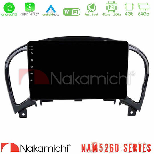 Nakamichi Ηχοσύστημα Αυτοκινήτου για BMW F15 Nissan Juke 2019 (Bluetooth/USB/AUX/WiFi/GPS/Apple-Carplay/Android-Auto) με Οθόνη Αφής 9"