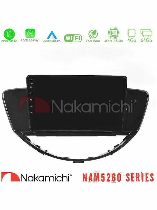 Nakamichi Nam5260 Series 4core Android12 4+64gb Subaru Tribeca 2007-2014 Navigation Multimedia Tablet 9" Carplay & Android Auto