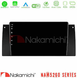 Nakamichi Nam5260 Series 4core Android12 4+64gb Bmw 5 Series E39 X5 E53 Навигация Мултимедиен Таблет 9" Carplay & Android Auto Nakamichi Nam5260 Series 4core Android12 4+64gb Bmw 5 Series E39 X5 E53 Навигация Мултимедиен Таблет 9" Carplay & Android Auto