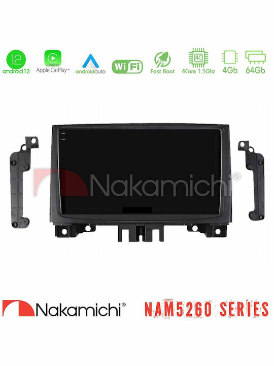 Nakamichi Nam5260 Series Mercedes Sprinter VW Crafter 2006-2018 4Core Android 12 4+64GB Navigation Multimedia Tablet 9 Inch CarPlay & Android Auto