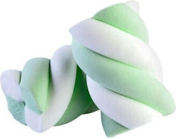 Marshmallow Twist Mint Green White