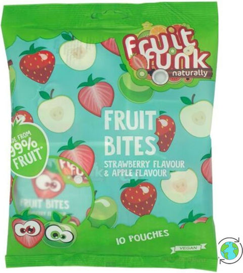 Kinder-Multipack Fruchtbissen Erdbeer-Apfel-Geschmack Fruitfunk 10x10g 8719189354614