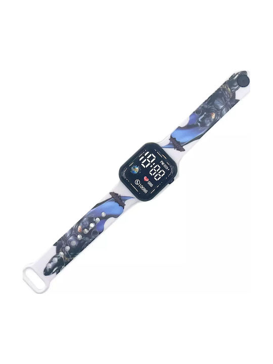 Nubi Παιδικό Ψηφιακό Ρολόι 25mm Λευκό