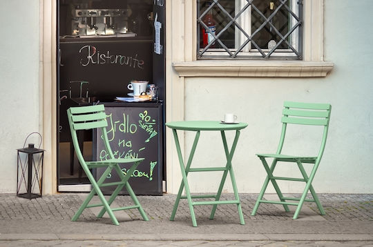 Outdoor-Stuhl Polypropylen Helen Opaline Green