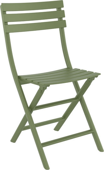 Outdoor Chair Polypropylene Helen Olive Green