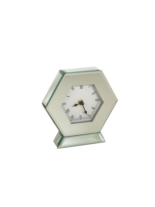 Romimex Tabletop Clock Silver